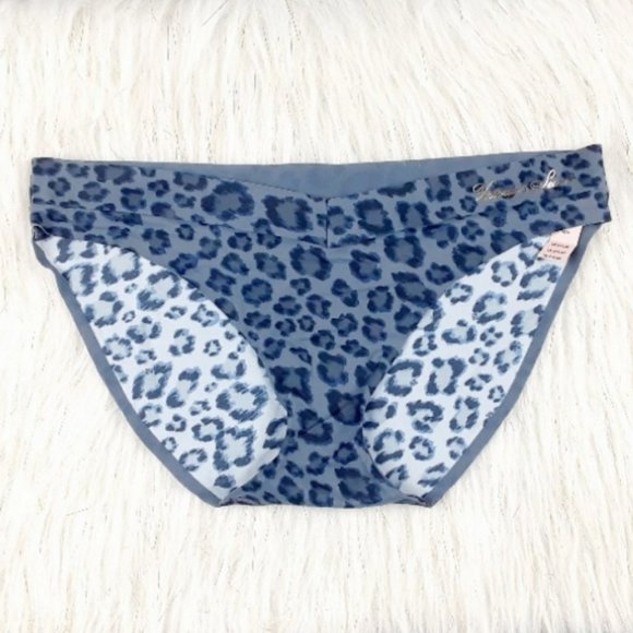 NWT Victoria Secret Bikini Panties Blue Sz M. - Picture 1 of 4